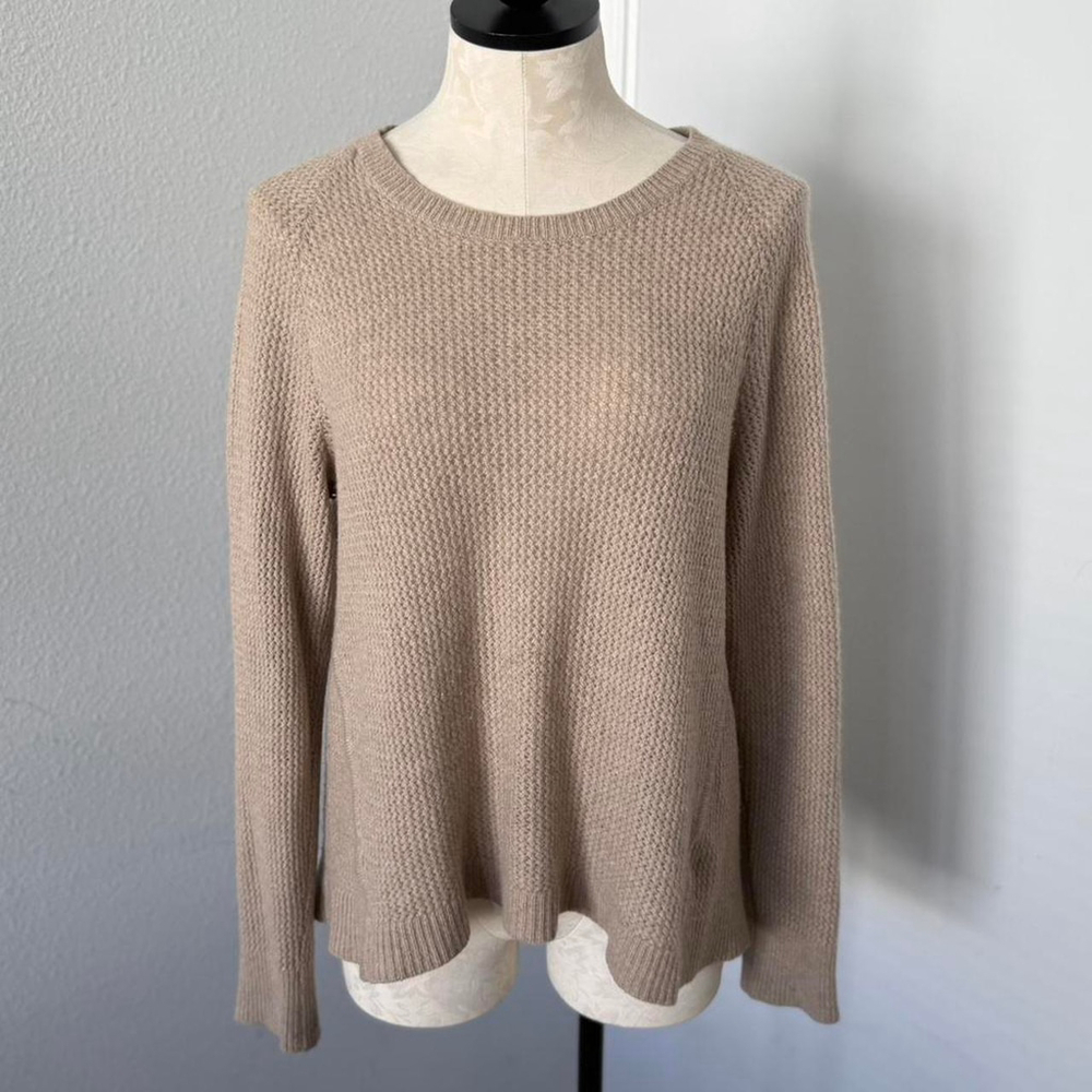 Patagonia Women’s Recycled Cashmere Cream Crewneck Sweater - Size L
